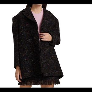 GANNI
Rainbow Tweed Oversized Jacket